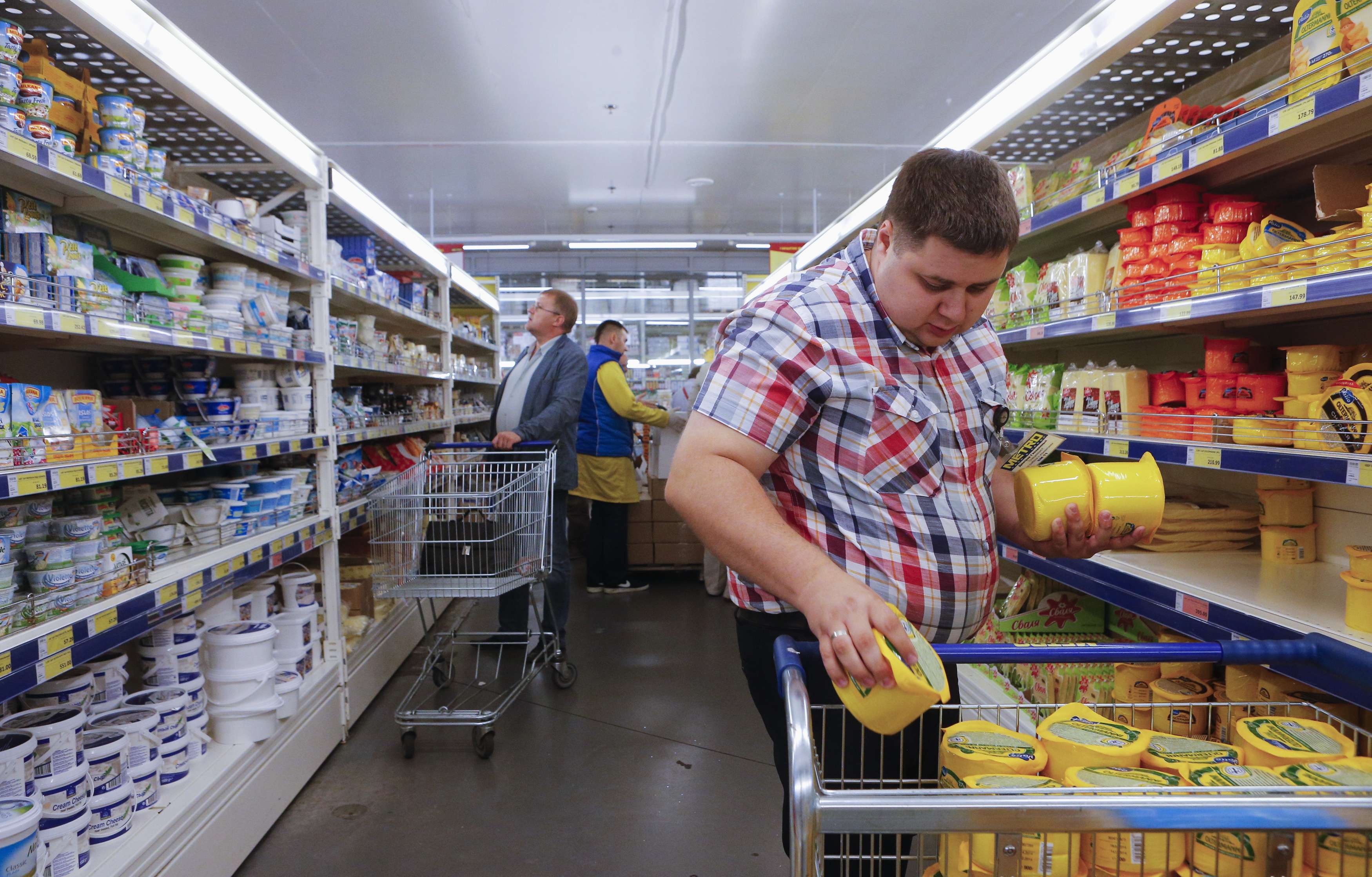 Rusija je kao protumjeru sankcijama uvela embargo na uvoz hrane sa Zapada/ Foto REUTERS