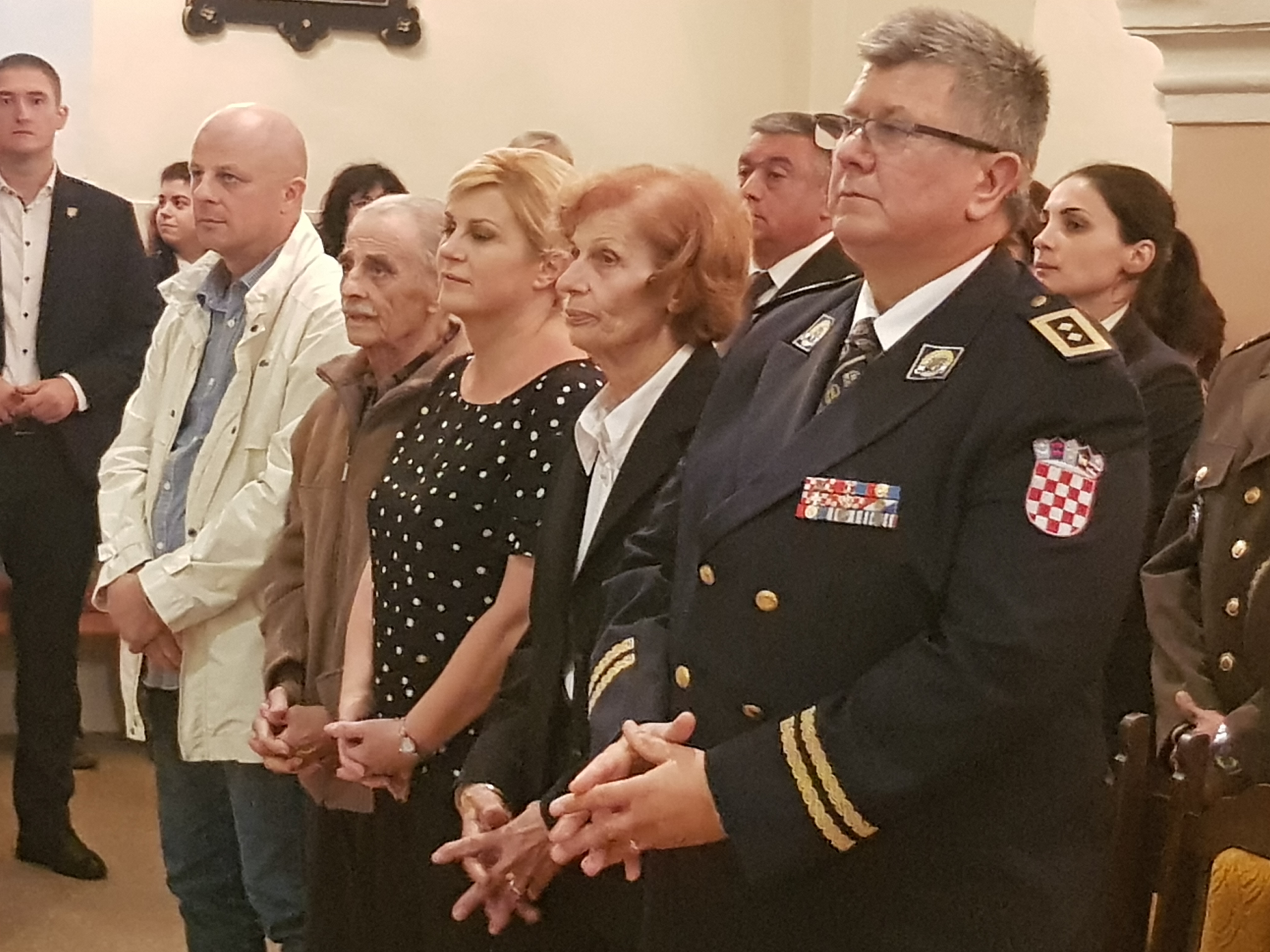 Kolinda Grabar-Kitarović na misi u Jelenju / Snimio Marko GRACIN