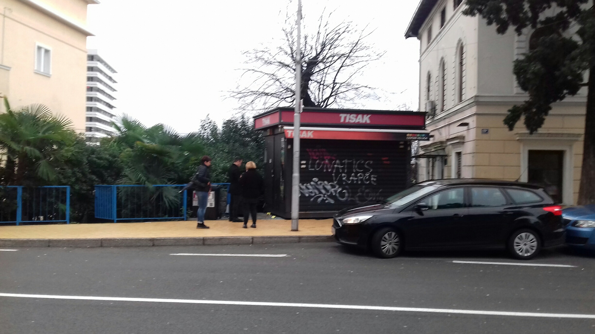 Kiosk Tiska koji je bio na meti provalnika / Foto S.A.