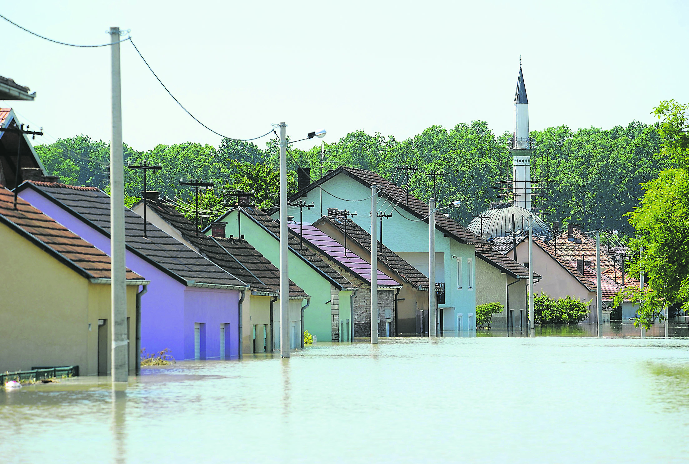Poplava u Gunji / Foto Nenad REBERŠAK