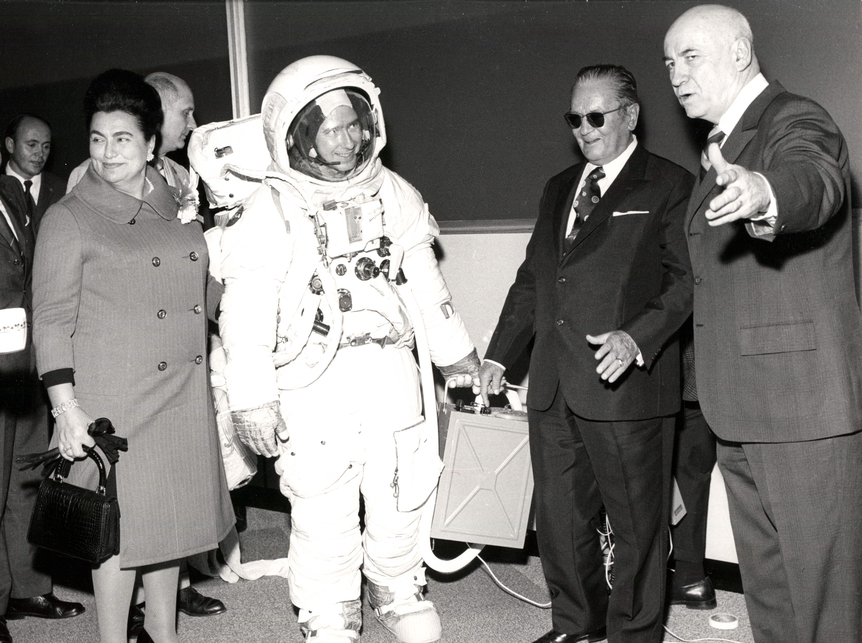 Jovanka i Tito u Svemirskom centru u Houstonu u listopadu 1973.
