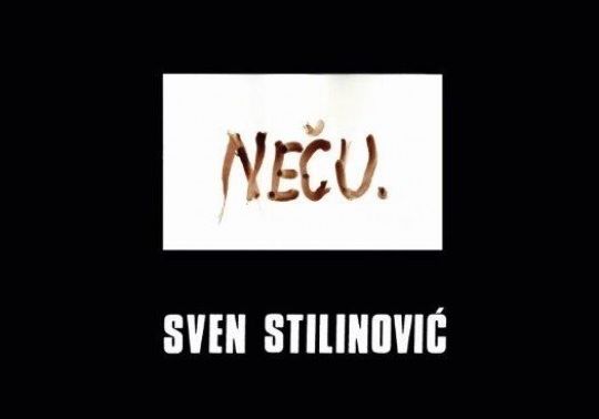 Naslovnica monografije "Neču" Svena Stilinovića
