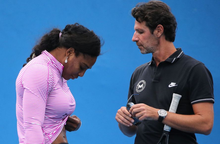 Serena Williams i Patrick Mouratoglou