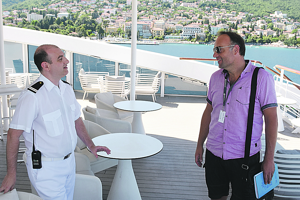 George Aronis i naš novinar Darko Pajić