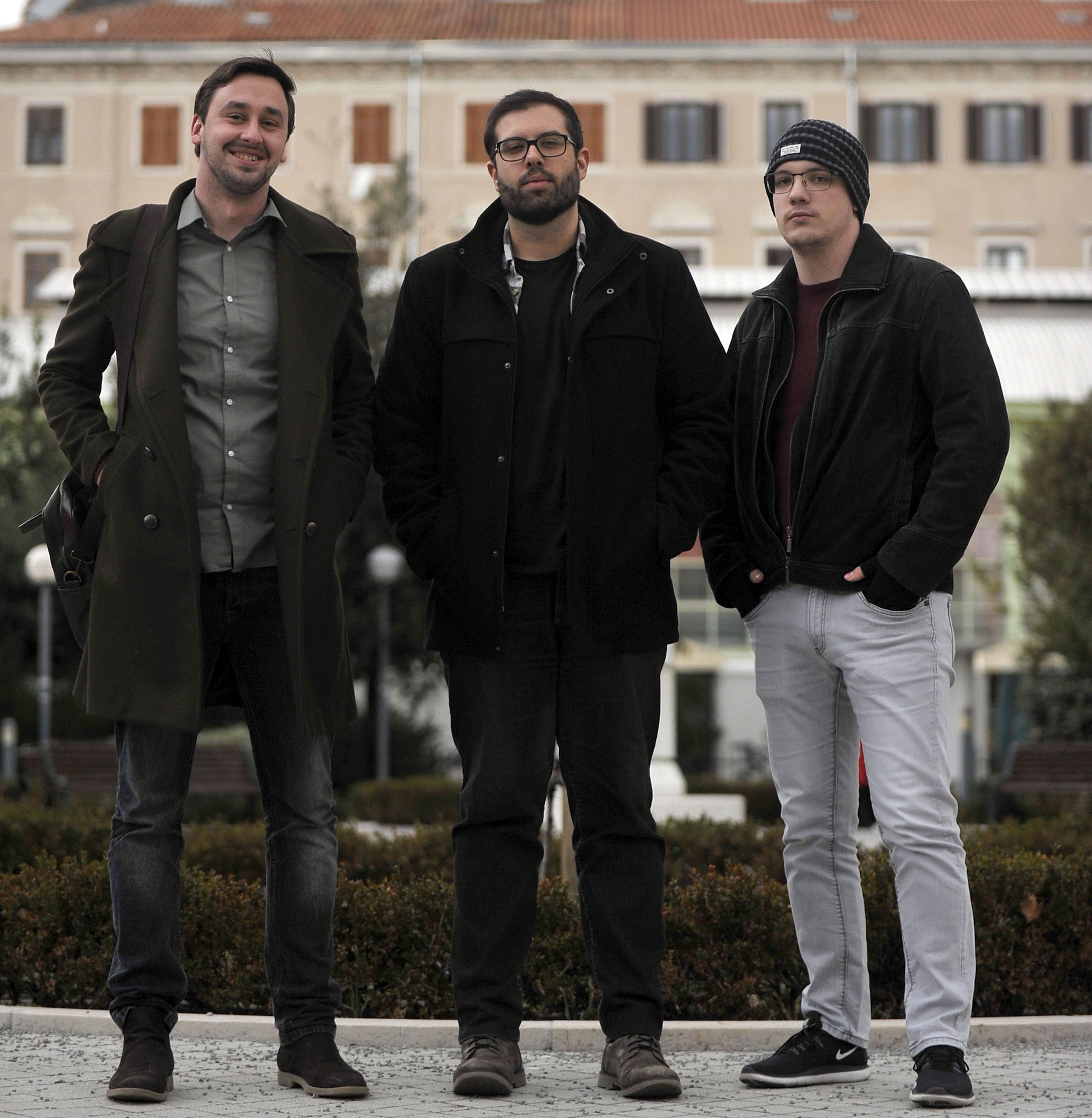Pisali bez ikakvih ograničenja, a tek kasnije prilagođavali scenarij mogućnostima – Paulino Girotto, Frano Barunčić i Dino Kos / Foto Roni BRMALJ