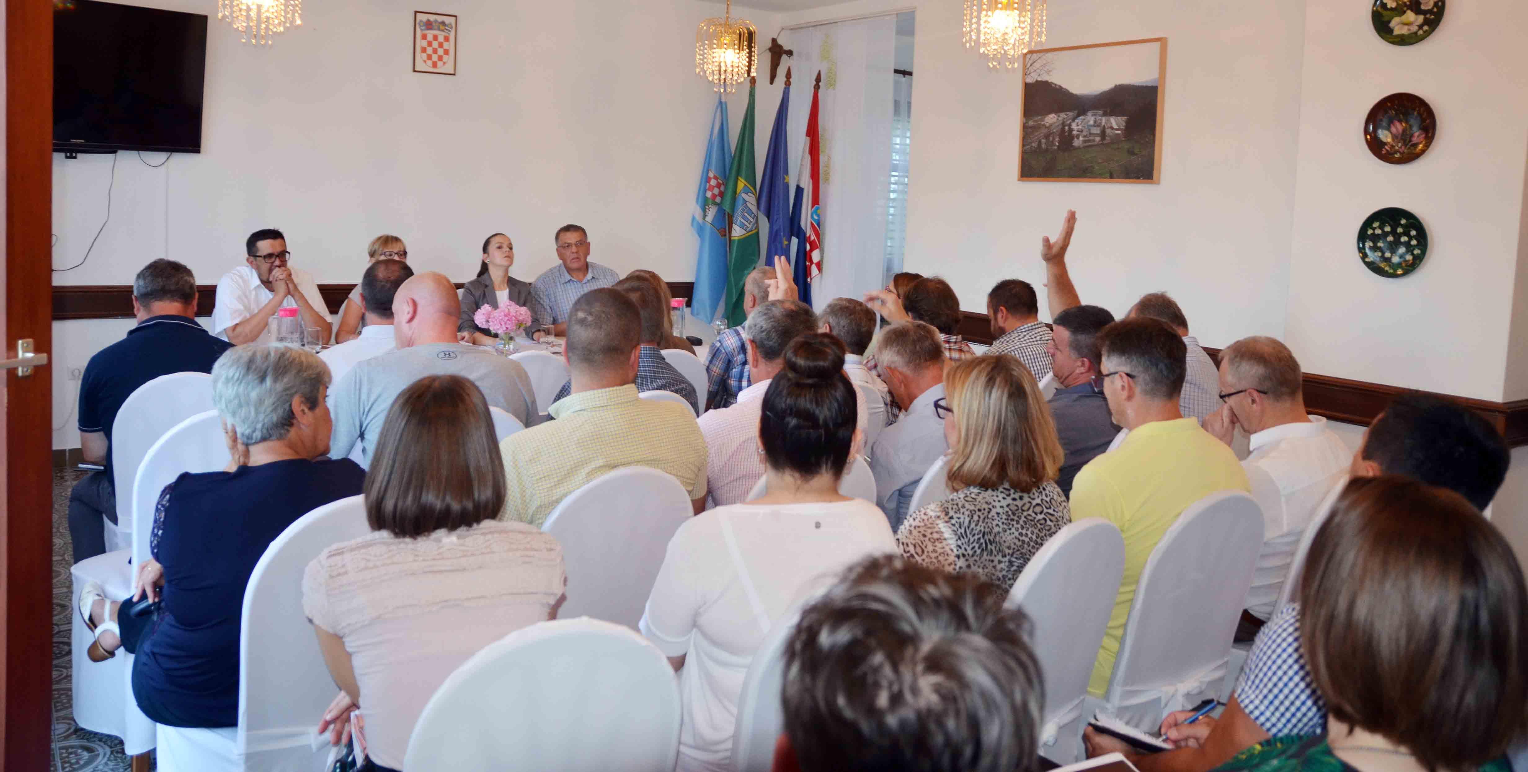 Detalj sa sjednice Gradskog vijeća Vrbovskog / Foto M. KRMPOTIĆ