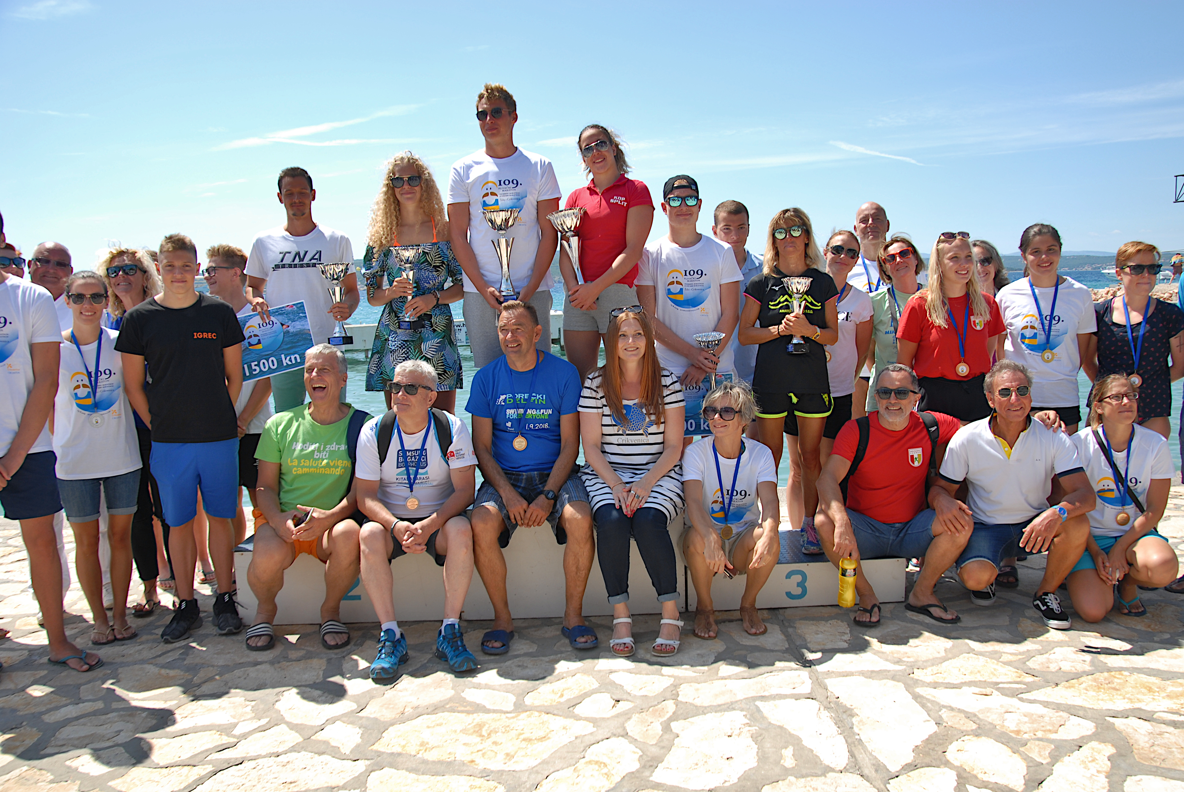 Maraton šilo-Crikvenica: Ovogodišnji maratonci / Snimila Nataša CAR