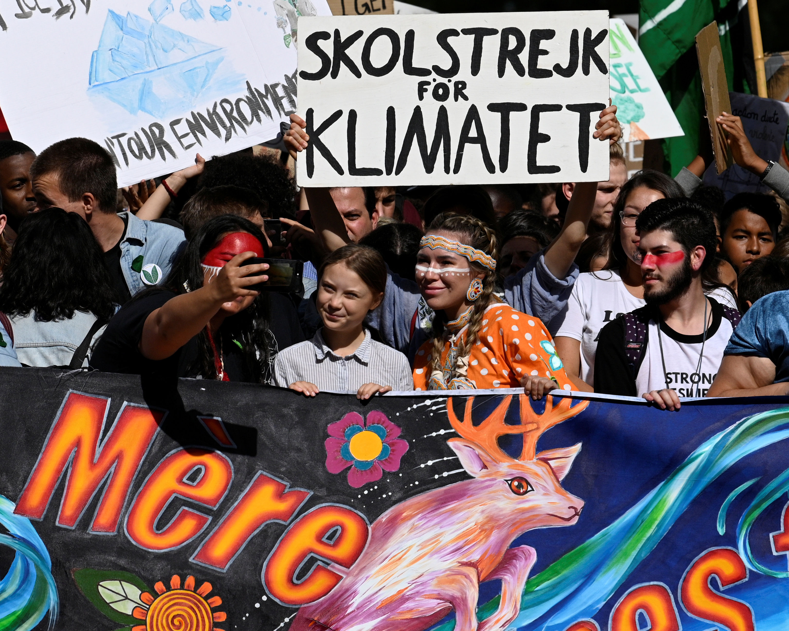 Greta Thunberg i prosvjed za klimu u Montrealu / Reuters