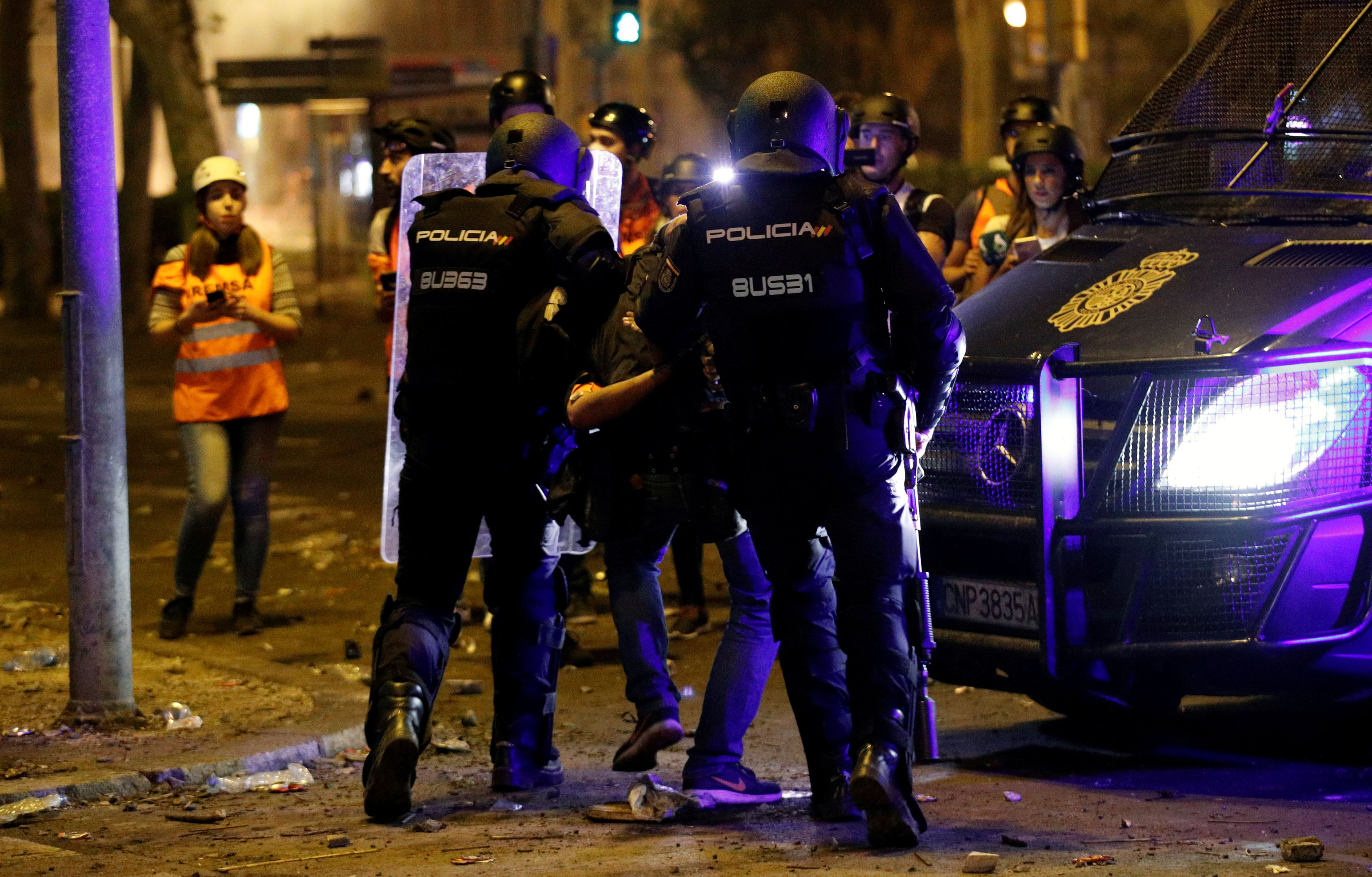 Sukobi prosvjednika i policije u Barceloni / Reuters