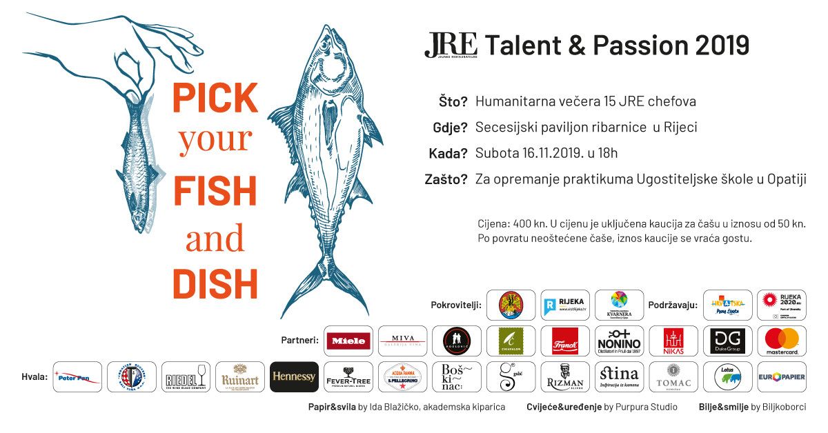 JRE Talent & Passion 2019: »Pick your fish and dish«