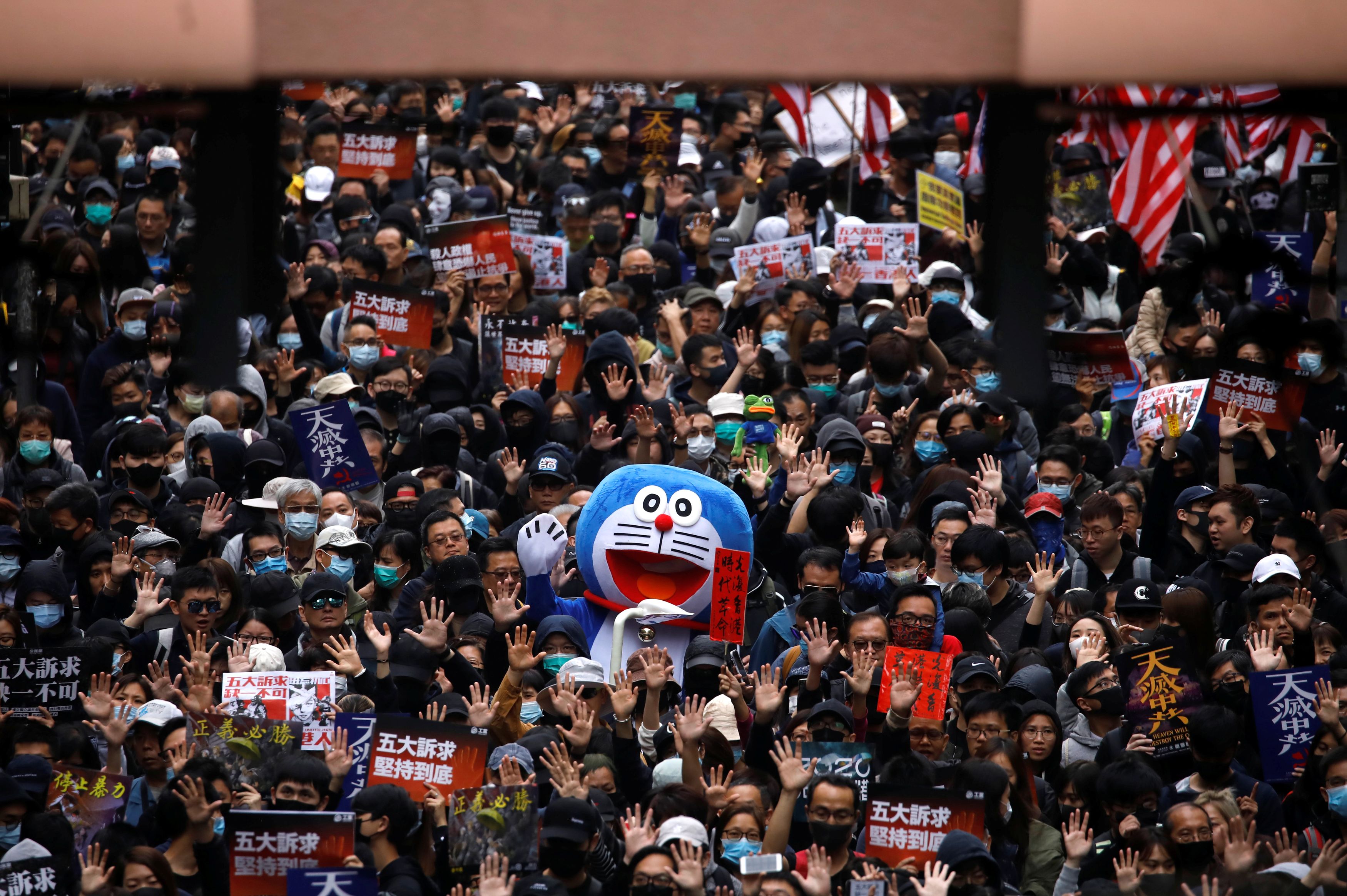 Prosvjedi u Hong Kongu / Reuters
