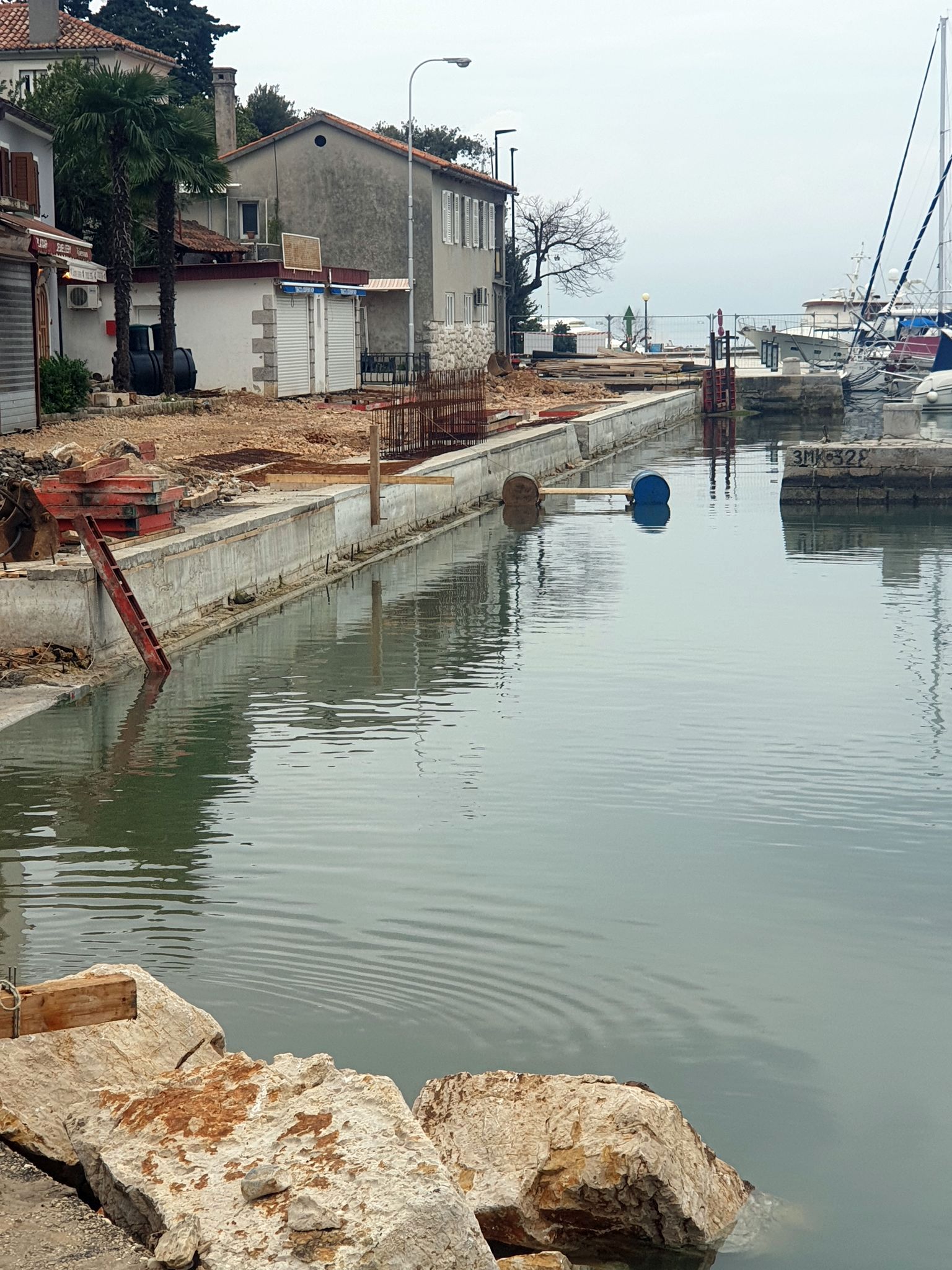 Luka Malinska trebala bi biti završena oko Uskrsa / Foto ŽLU KRK