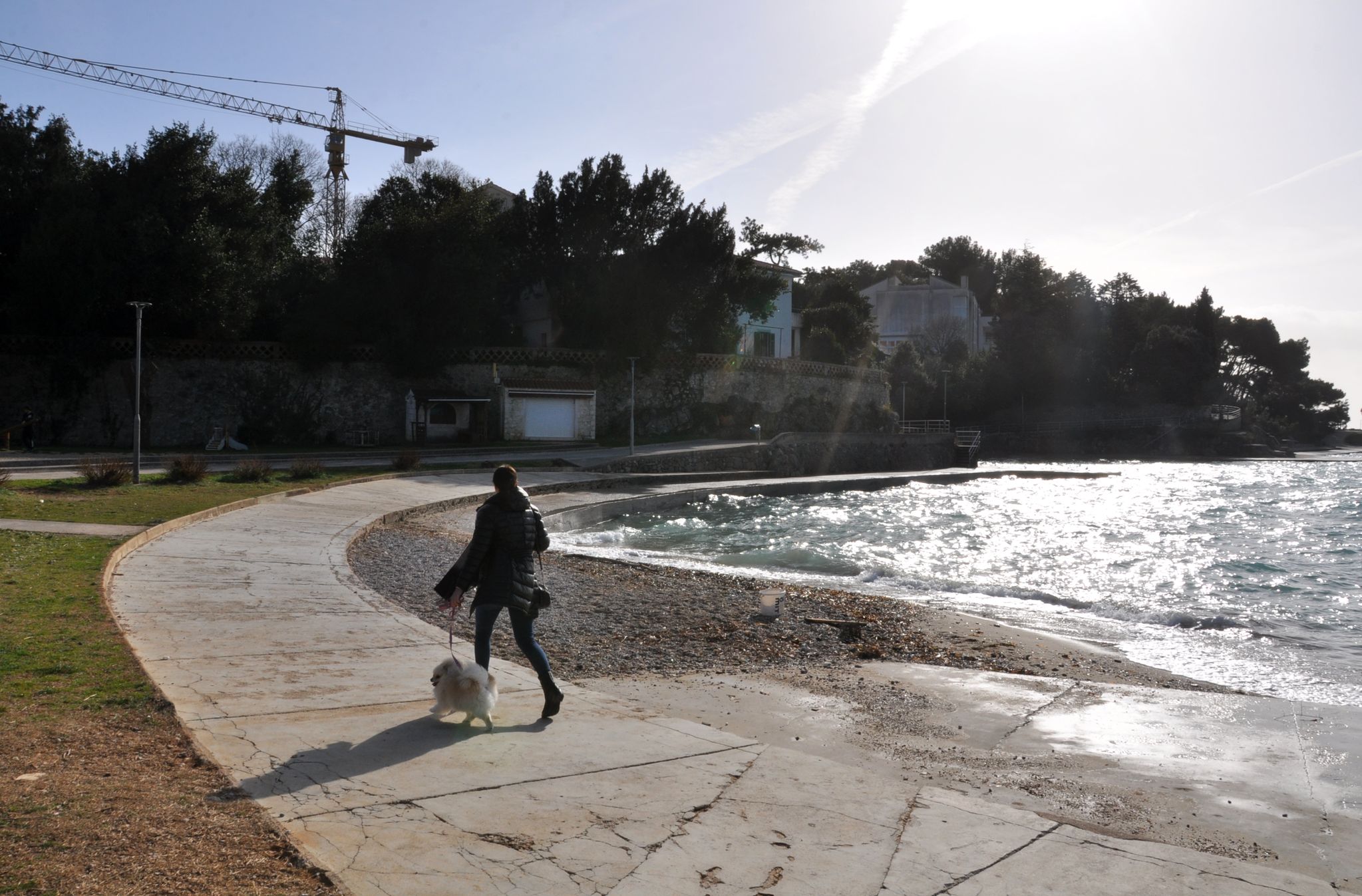 Plaža Portapisana na kojoj će uskoro početi uređenje / Snimio Mladen TRINAJSTIĆ