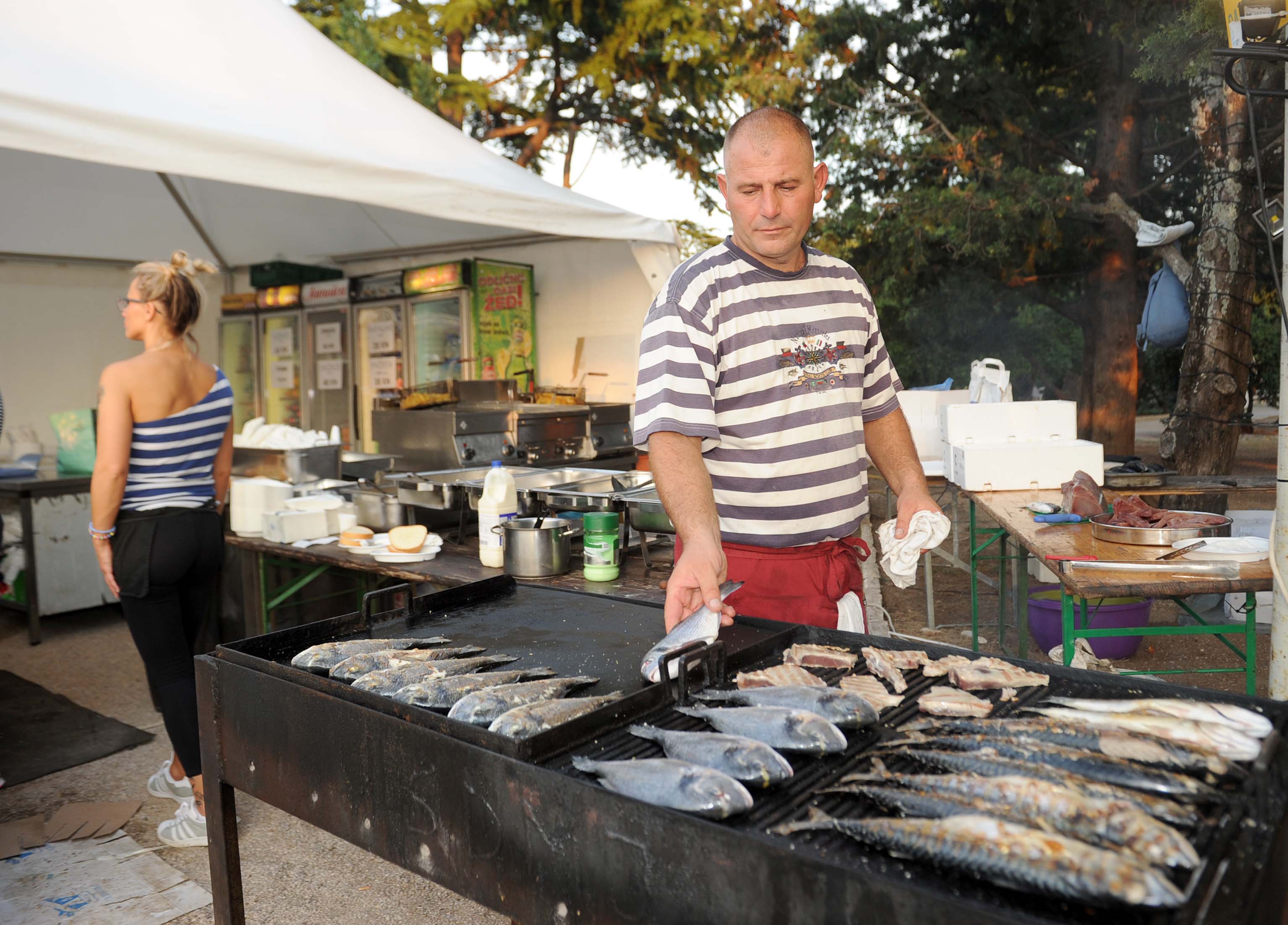 U gastroponudi nisu naravno bile samo dagnje / Foto Vedran KARUZA