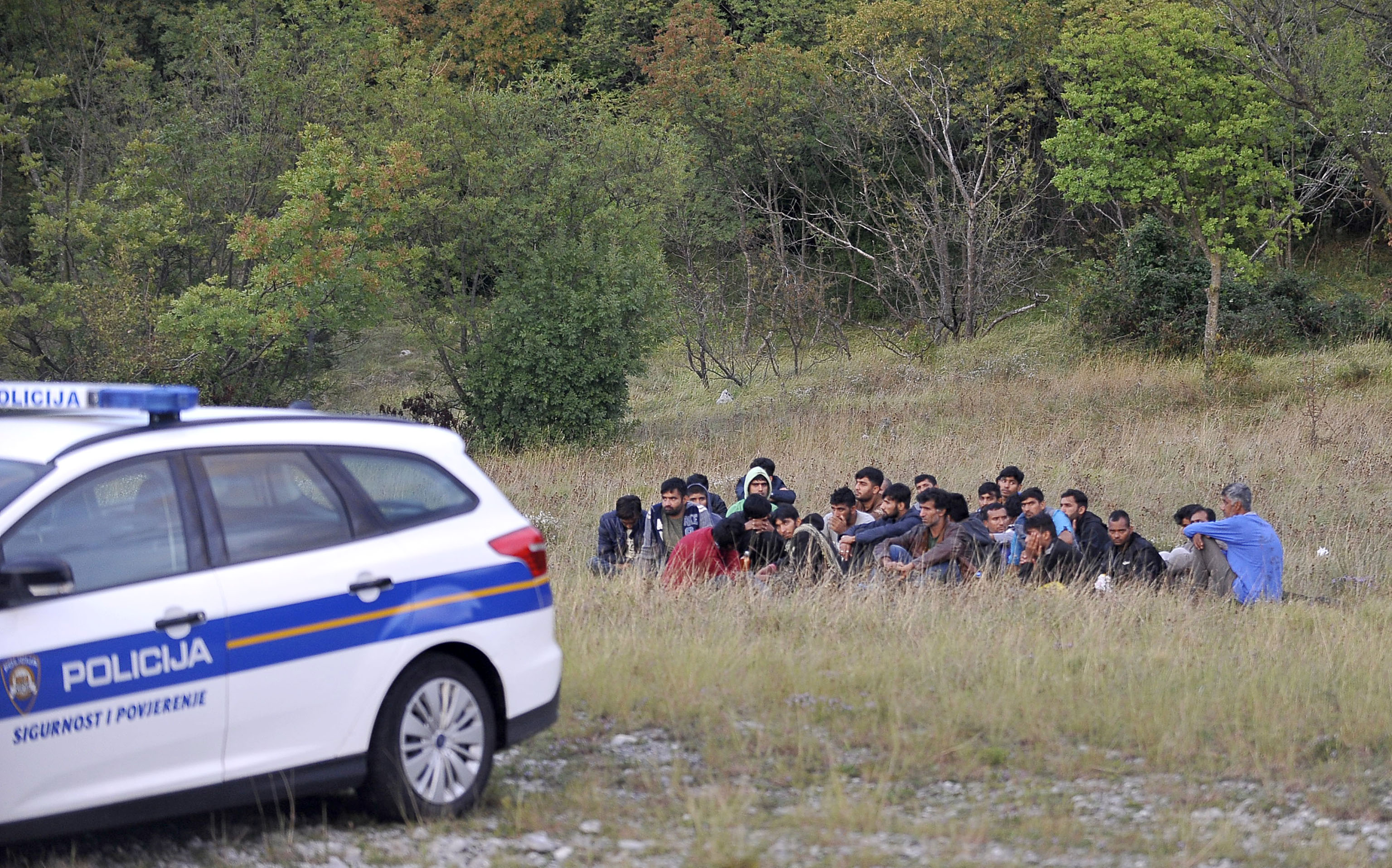 izbjeglice, migranti, imigranti, Grobnik, Snimio Vedran KARUZA