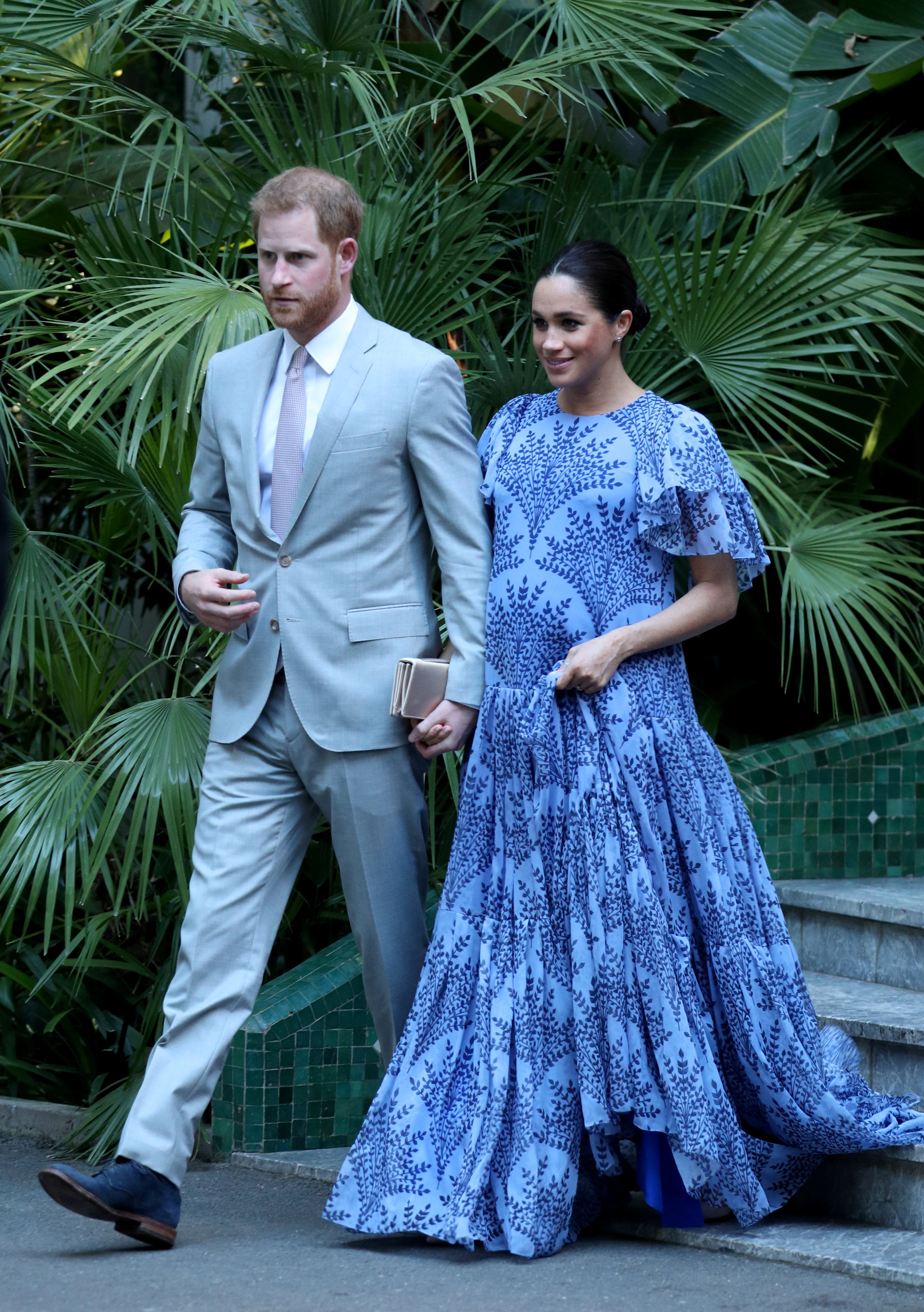 Meghan Markle - Carolina Herrera za posjet kralju Maroka / Foto Reuters