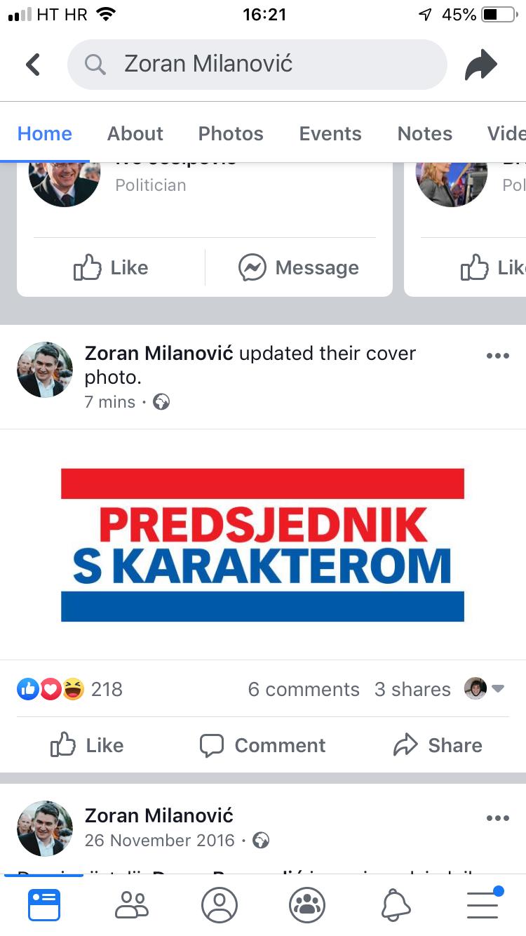 Zoran Milanović / Facebook