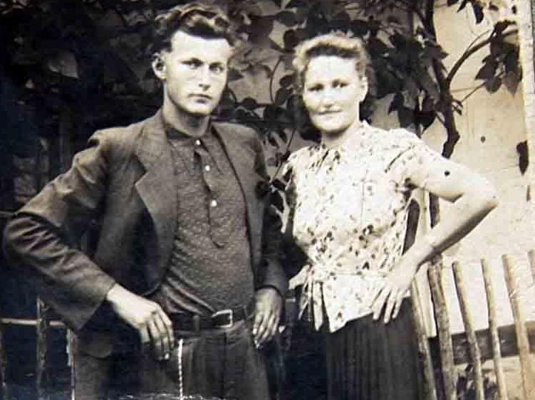Anton Colnar sa suprugom Antoniom