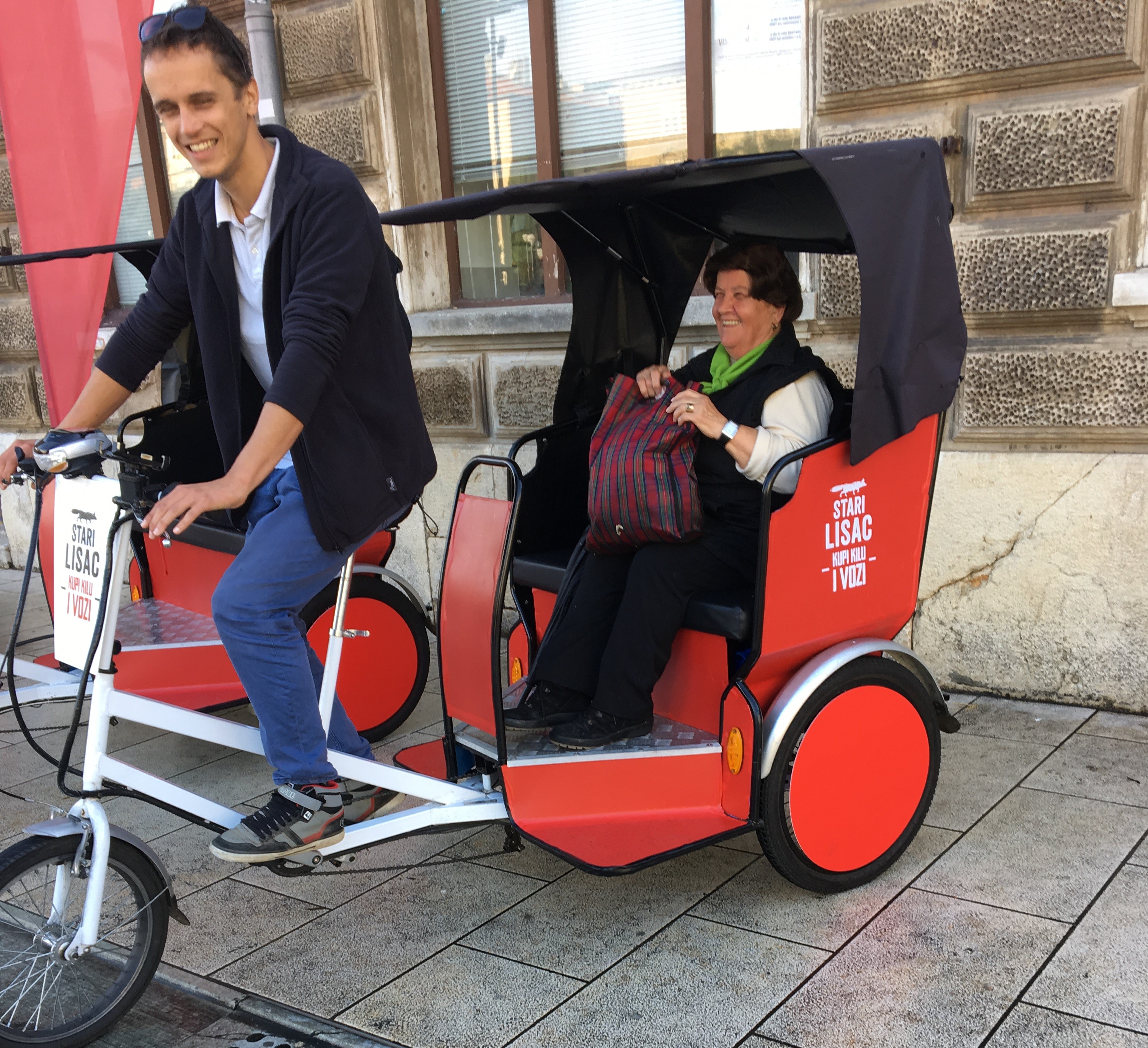 pedicab bicikl, Stari lisac, promocija jabukovače, snimio Ivica TOMIĆ