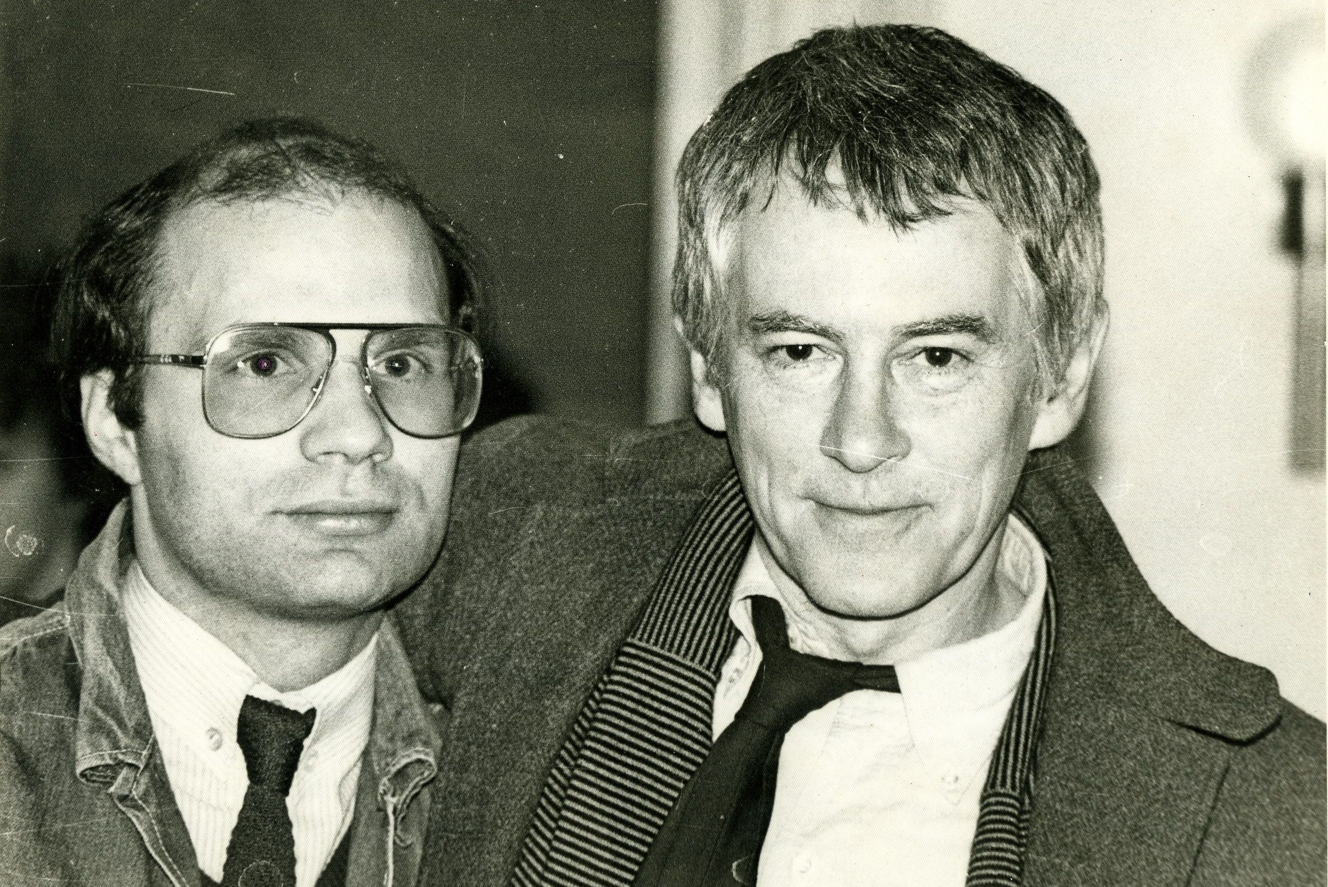 Vojo Šindolić i Michael McClure, 1984. / Foto Beat arhiv V. ŠINDOLIĆA