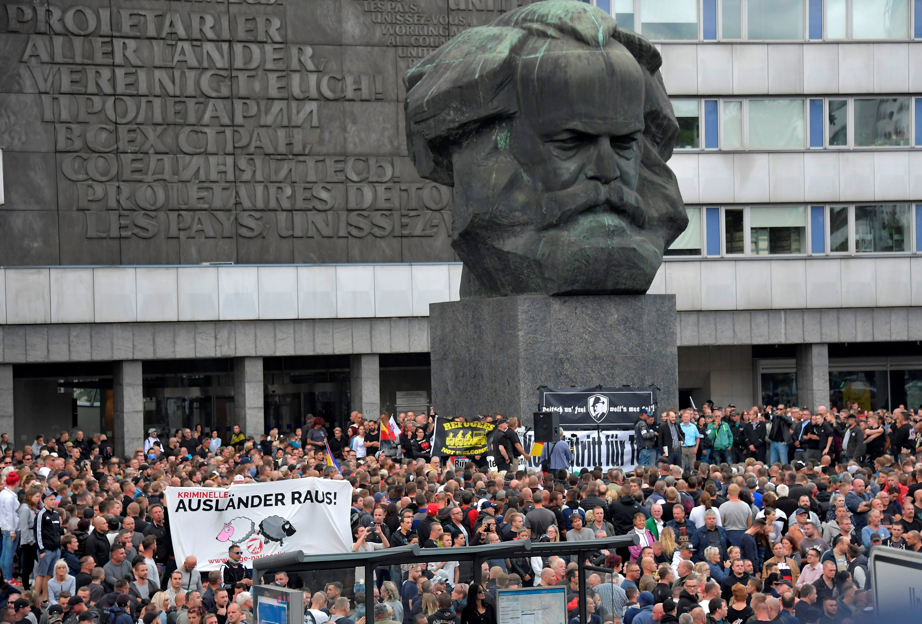 Chemnitz, ekstremna desnica, mržnja prema strancima, prosvjedi,