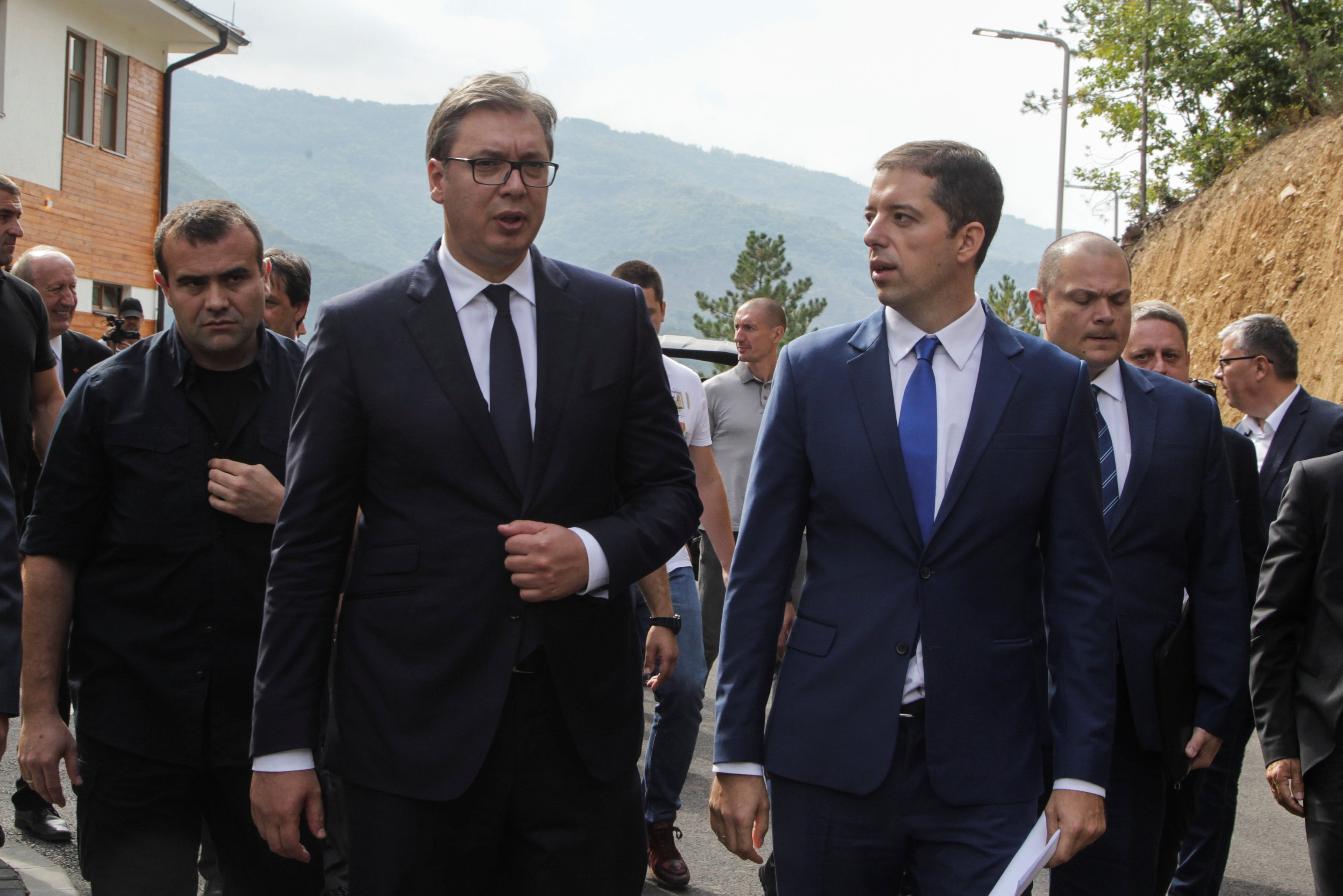 Leksandar Vučić na Kosovu  / Reuters