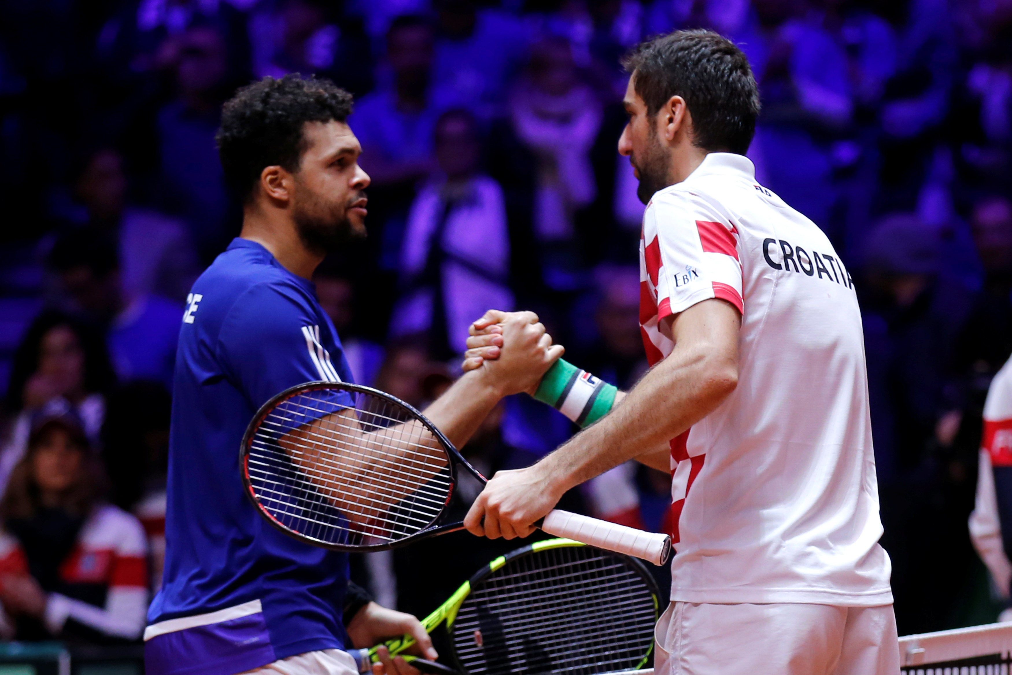 Marin Čilić, davis Cup, Jo-Wilfried Tsonga, Foto Reuters