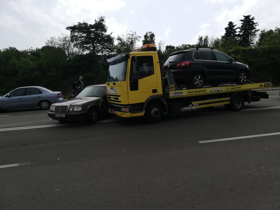 prometna nesreća, mercedes i kamion, Rujevica, Foto Maks KOSJEK