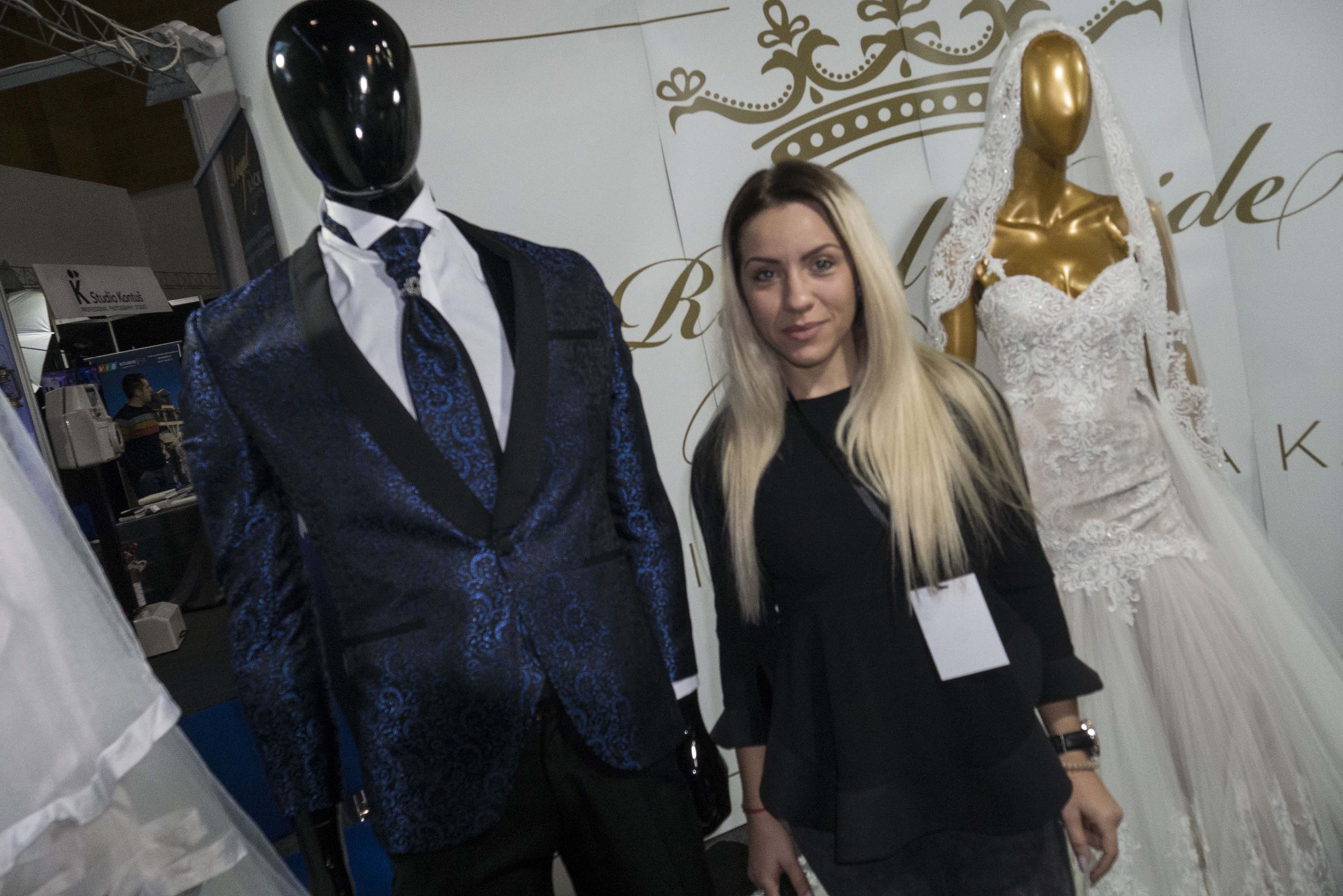 Matea Karamatić iz salona »Royal Bride«, sajam vjenčanja, snimio Marin ANIČIĆ