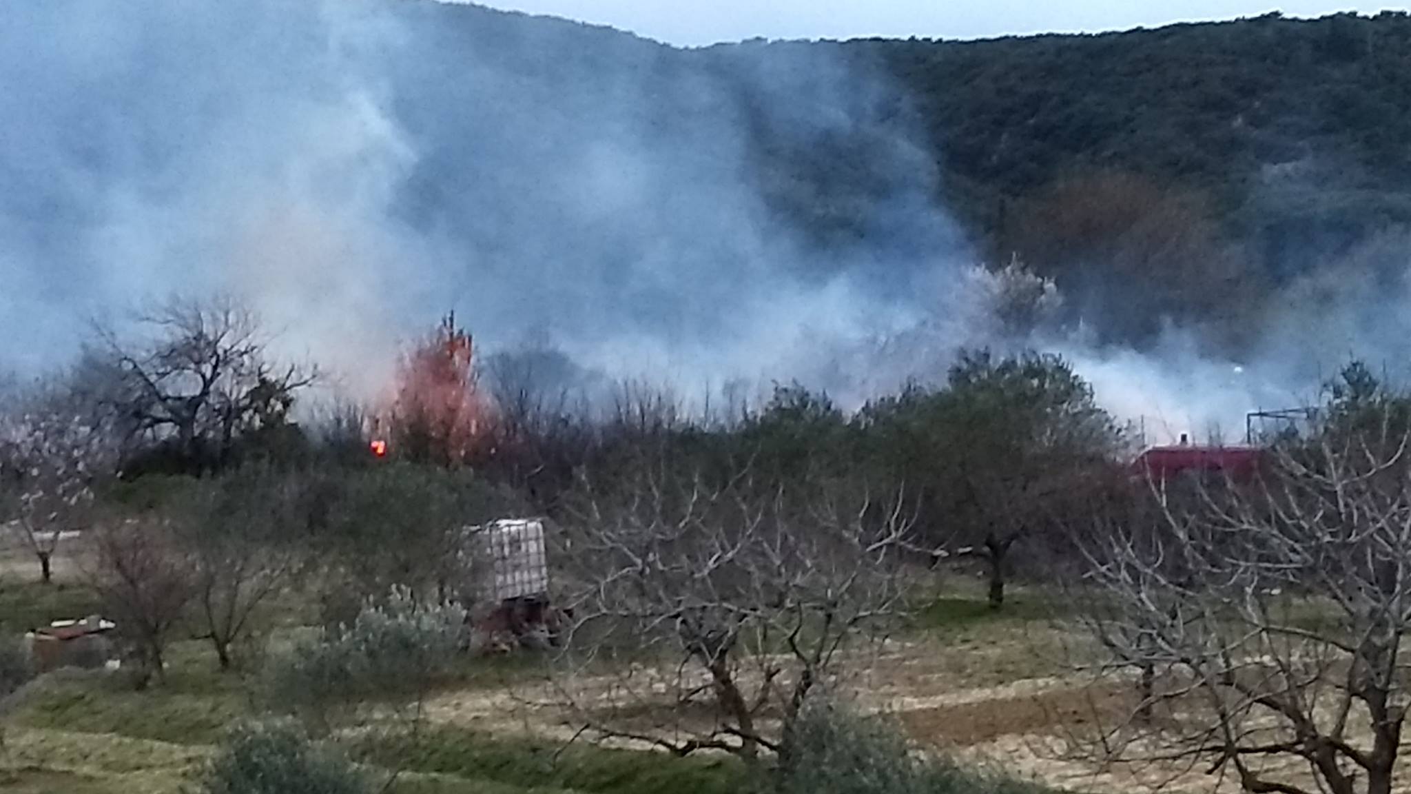 požar u kamporu, Foto Radio Rab