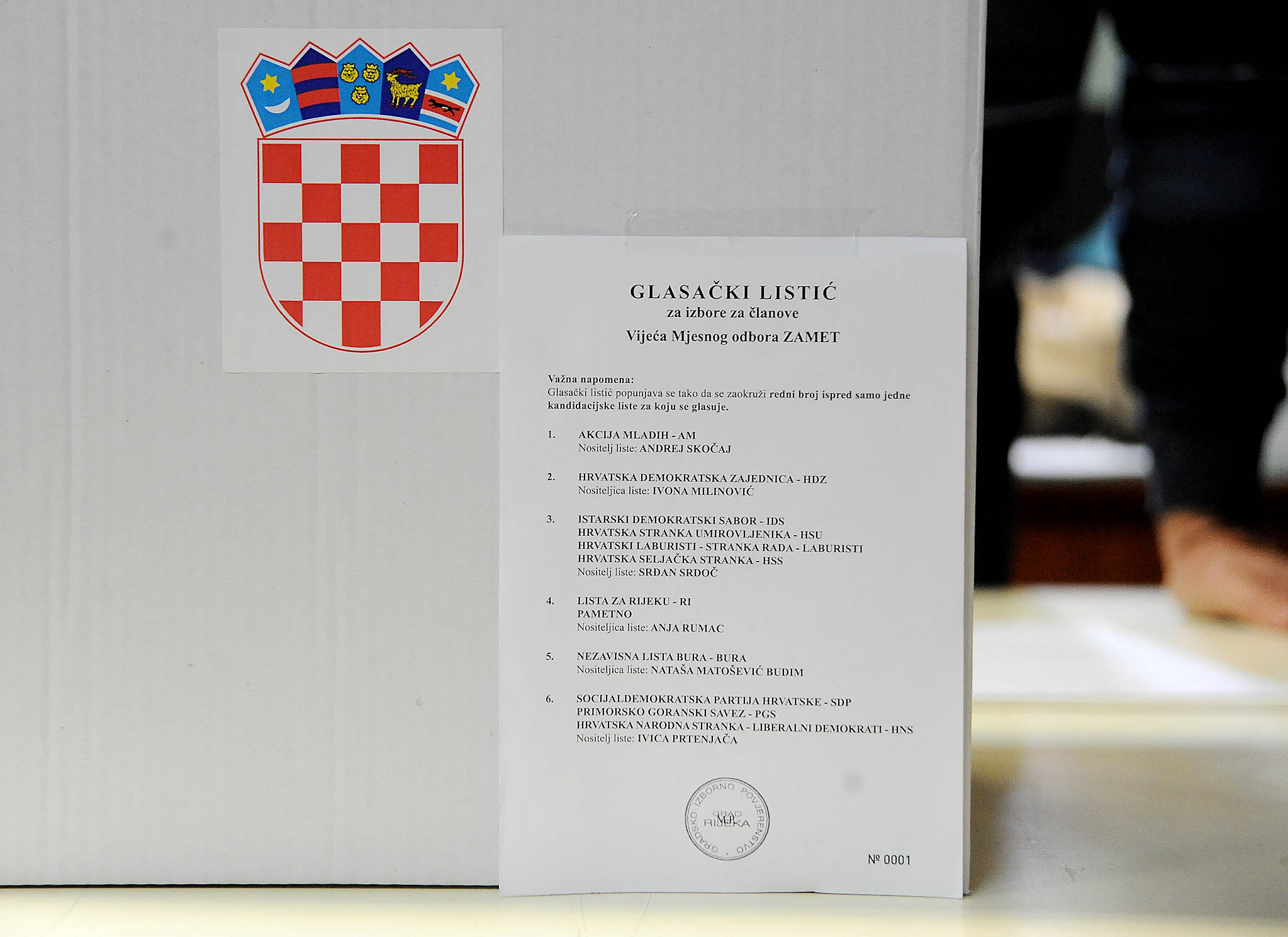 Mjesni izbori u Rijeci  / Foto Sergej Drechsler