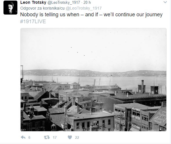 Russia Today na Twitteru ponovno uprizorio ruska revolucionarna zbivanja iz 1917.