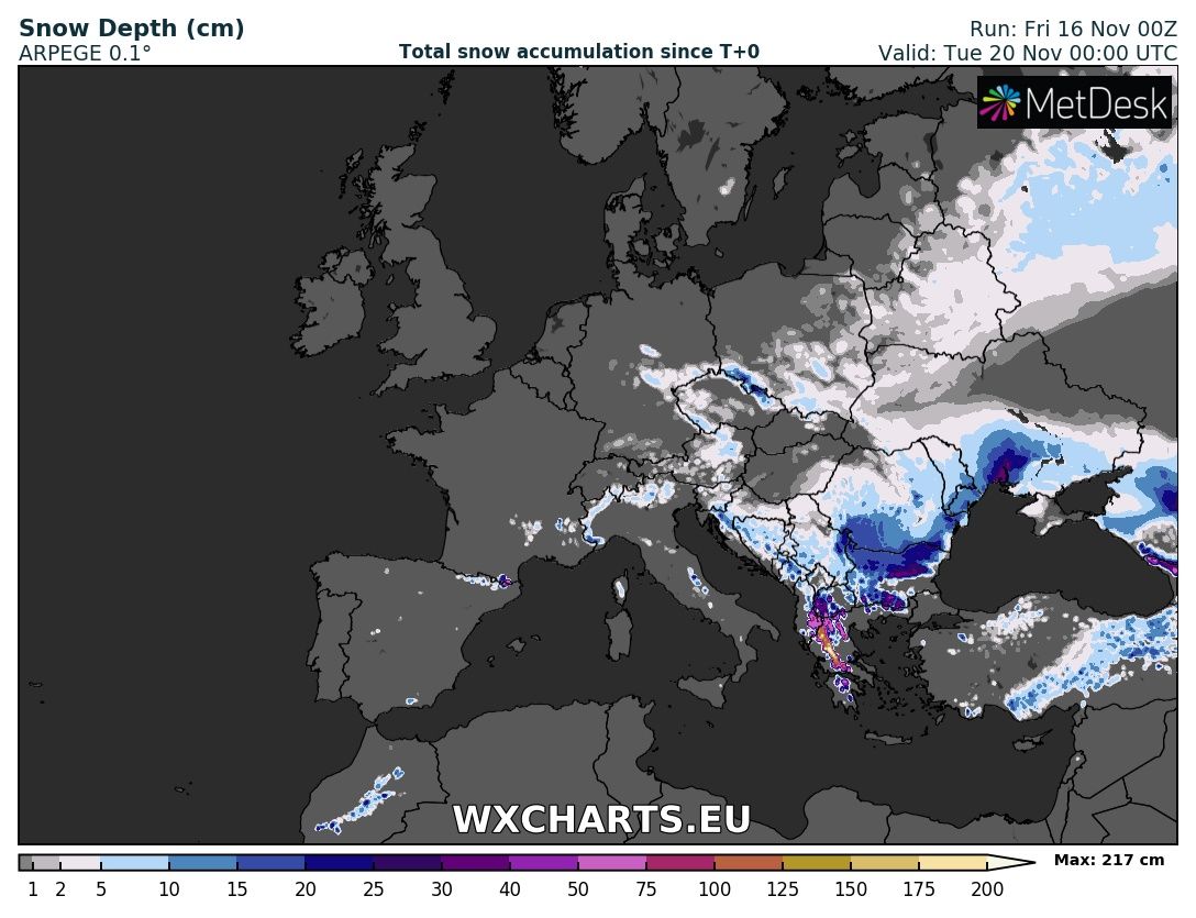 Foto Wxcharts.eu