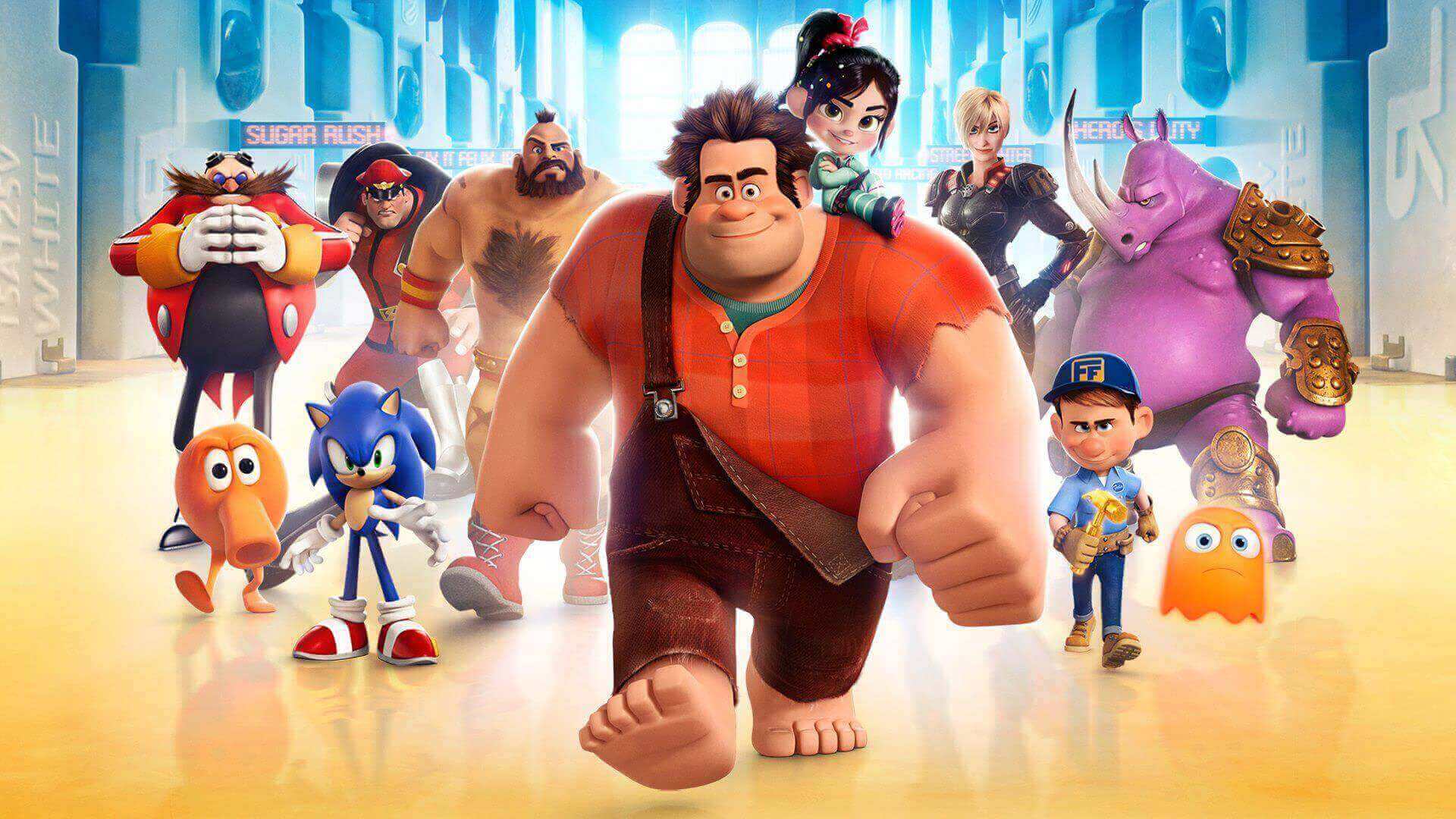 Prizor iz animiranog filma animatora na filmu »Wreck-it Ralph« (»Krš i lom«, 2012).