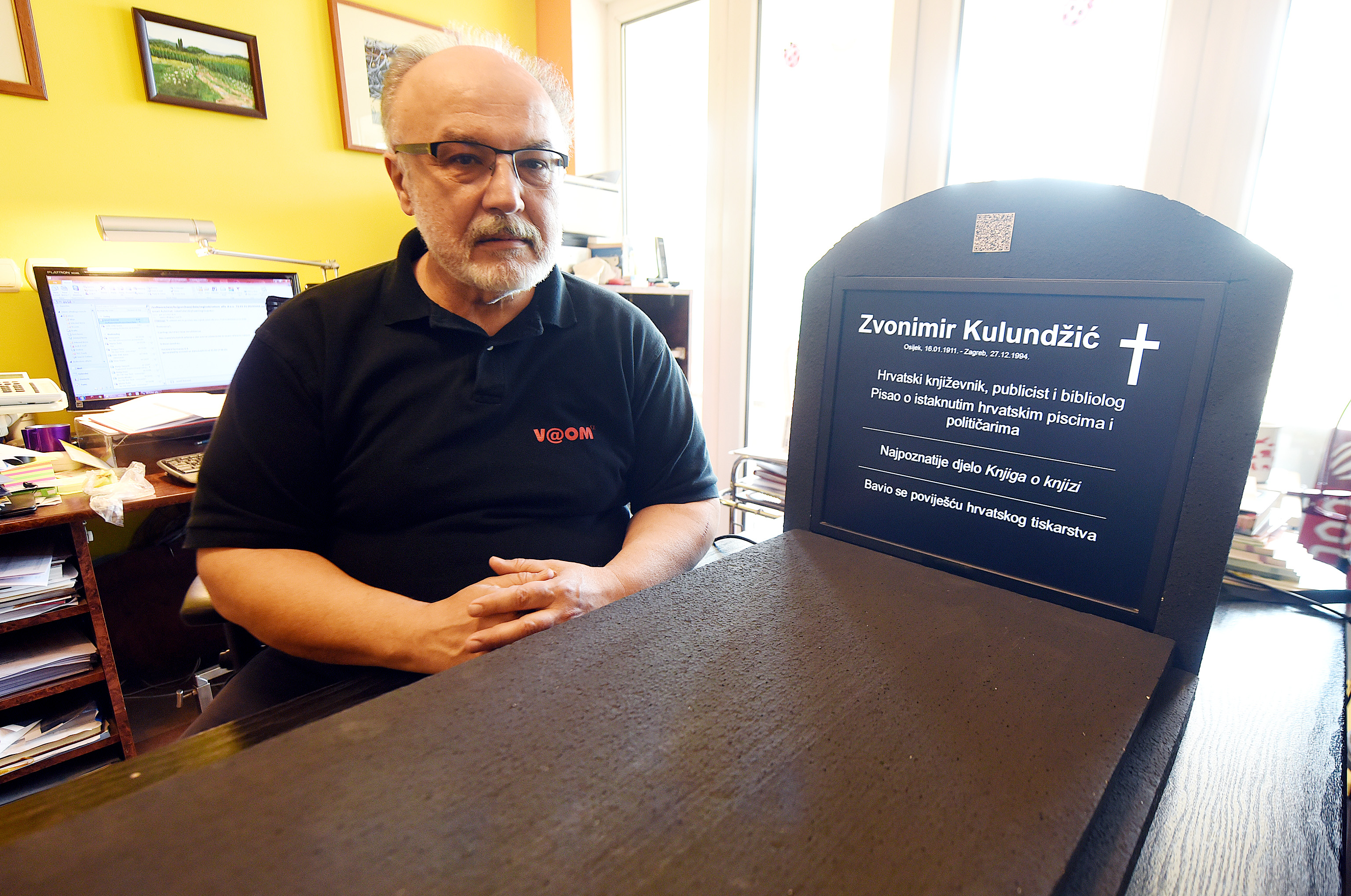 Zagrepčanin Dubravko Šošić još je prije desetak godina prezentirao ideju digitalnog nadgrobnog spomenika Saša Radovanović