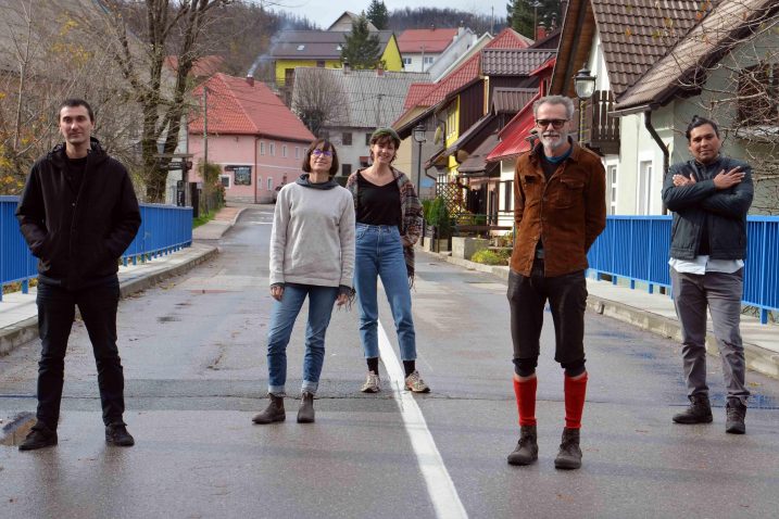 Privremeni Fužinarci – Marko Marković, Lindsey Nicholson, Els van Houtest, prof. Bernd Kraftner i Alfredo Ledesma / Foto: M. KRMPOTIĆ