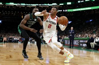 Jaylen Brown i Russell Westbrook /Foto REUTERS