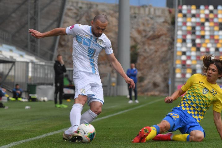 Ivan Tomečak tijekom ogleda s Interom/Foto hnk-rijeka.hr