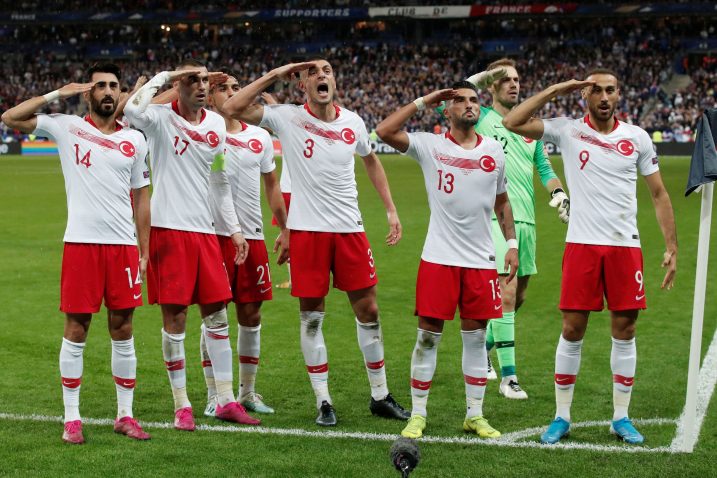 Turski reprezentativci na Stade de Franceu/Foto REUTERS