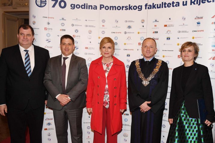 Jakov Kitarović, Oleg Butković, Kolinda Grabar-Kitarović, Alen Jugović i Snježana Prijić Samaržija / Foto: I. TOMIĆ