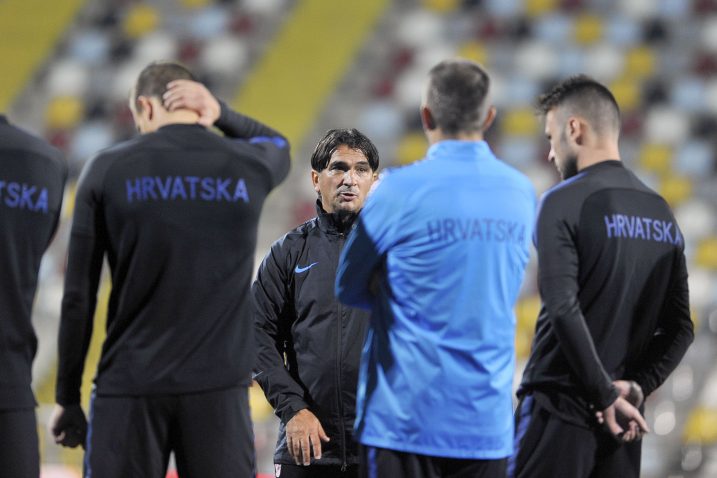 Zlatko Dalić na posljednjem rujevičkom treningu uoči Jordana/R. BRMALJ