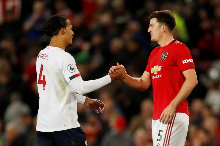 Virgil van Dijk (Liverpool) i Harry Maguire (Manchester United)/Foto REUTERS