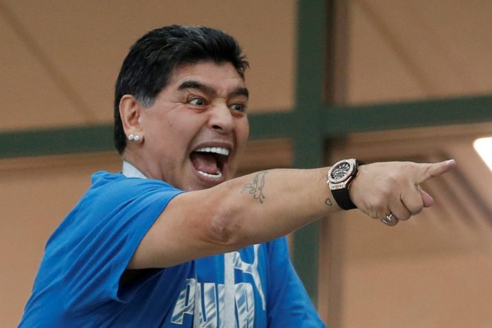 Diego Armando Maradona/Foto REUTERS