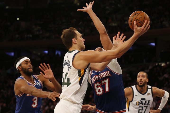 Bojan Bogdanović i Taj Gibson (New York Knicks)/Foto REUTERS