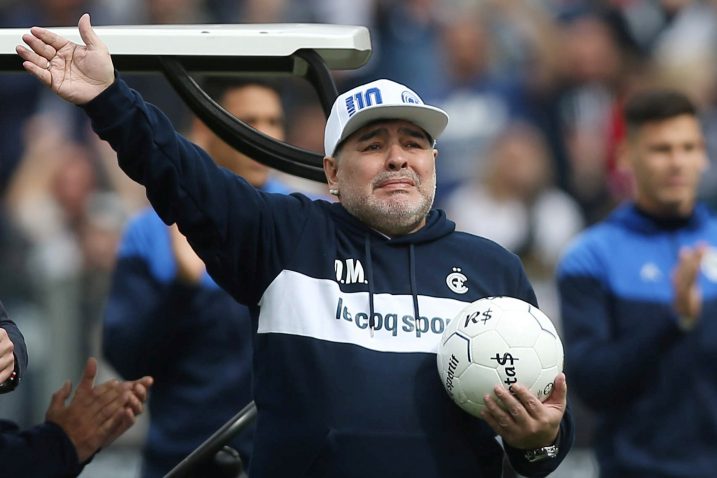 Maradona nije mogao sakriti emocije/Foto REUTERS