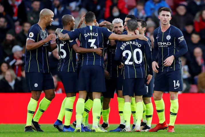 Igrači Manchester Cityja slavili su kod Southamptona/Foto REUTERS