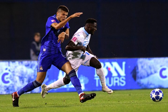 Dino Perić (Dinamo) i Maxwell Acosty (Rijeka)/Foto Arhiva NL