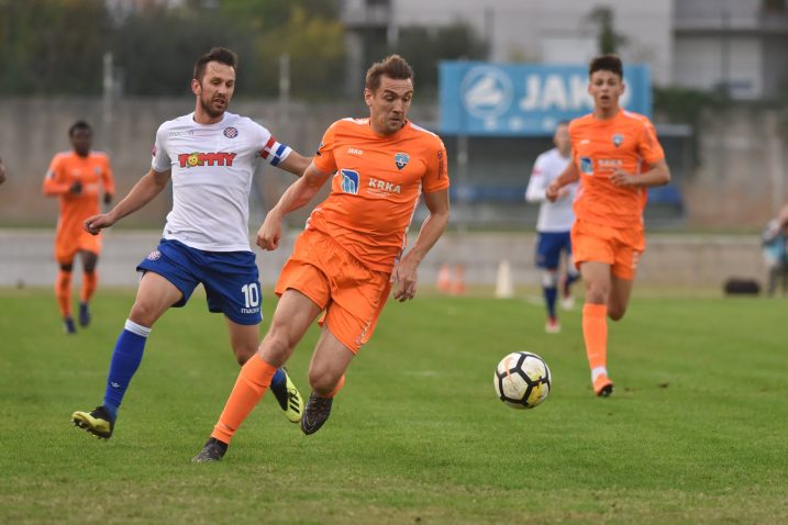 Boris Pandža (Šibenik) i Mijo Caktaš (Hajduk)/H. JELAVIĆ/PIXSELL