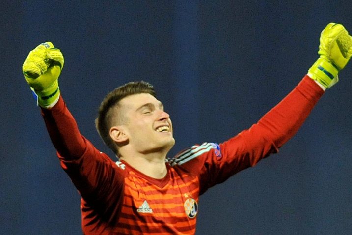 Dominik Livaković, vratar Dinamo/Foto REUTERS