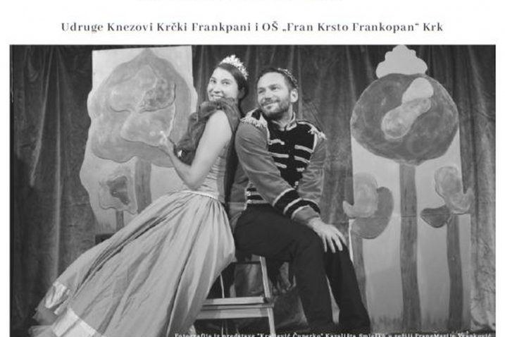 Plakat kojim se djeca pozivaju na uključenje u rad Dramskog studija Frankopan